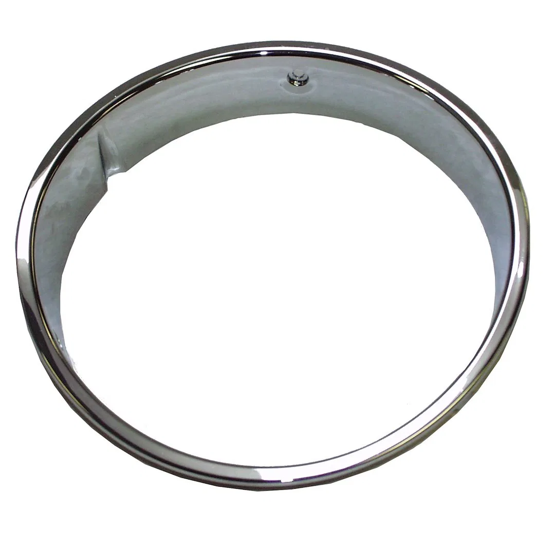 55055047 – CROWN AUTO Headlight Bezel, Chrome Metal Single